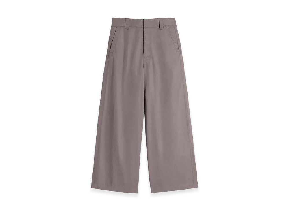 LEMAIRE Light Cotton Twill Straight Fit Pants "Purple Iris"