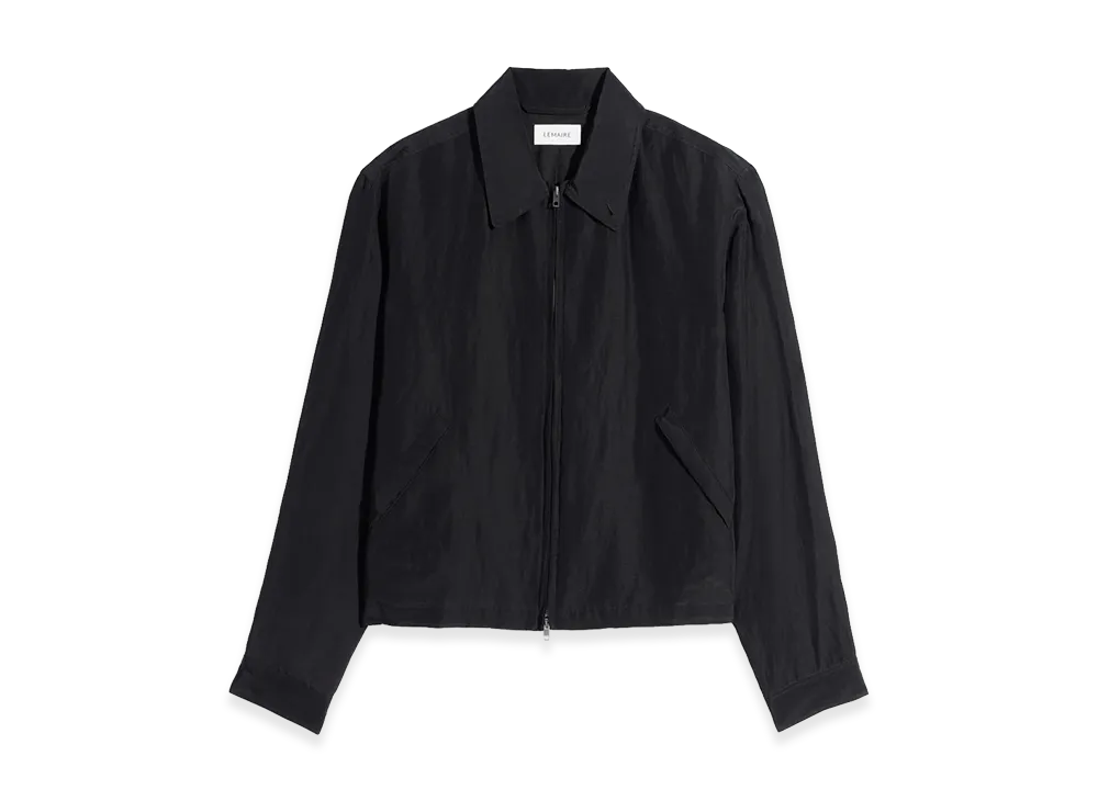 LEMAIRE Viscose Linen Short Blouson "Black"