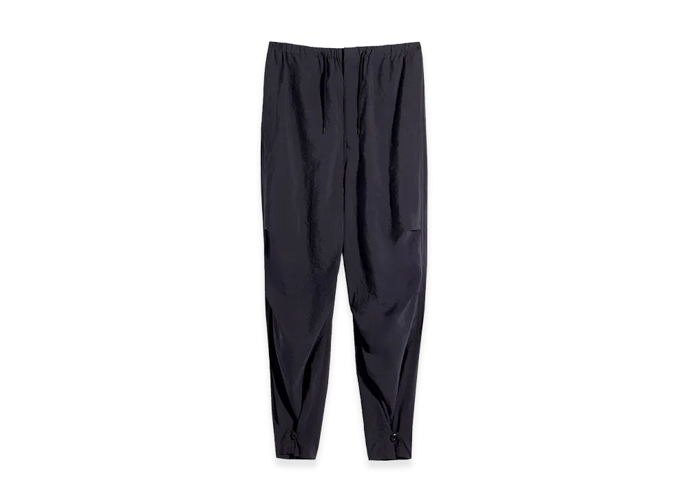 LEMAIRE Washed Technical Cotton Parachute Pants "Squid Ink"