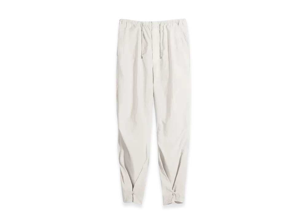 LEMAIRE Washed Technical Cotton Parachute Pants "Plaster"