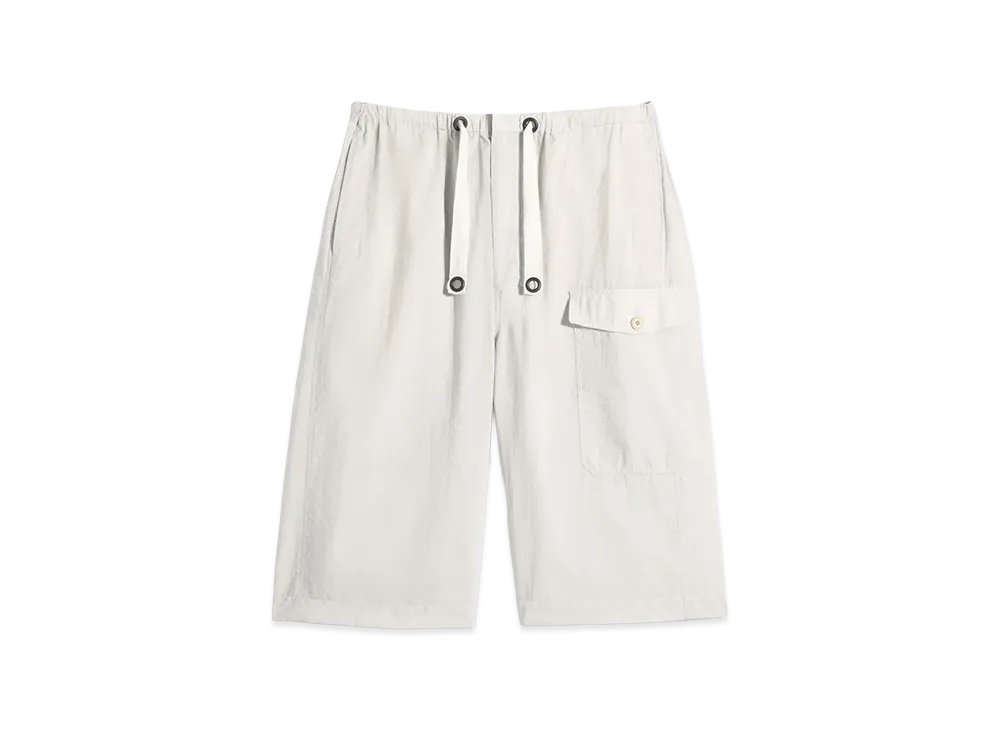 LEMAIRE Washed Technical Cotton Cargo Easy Shorts "Plaster"