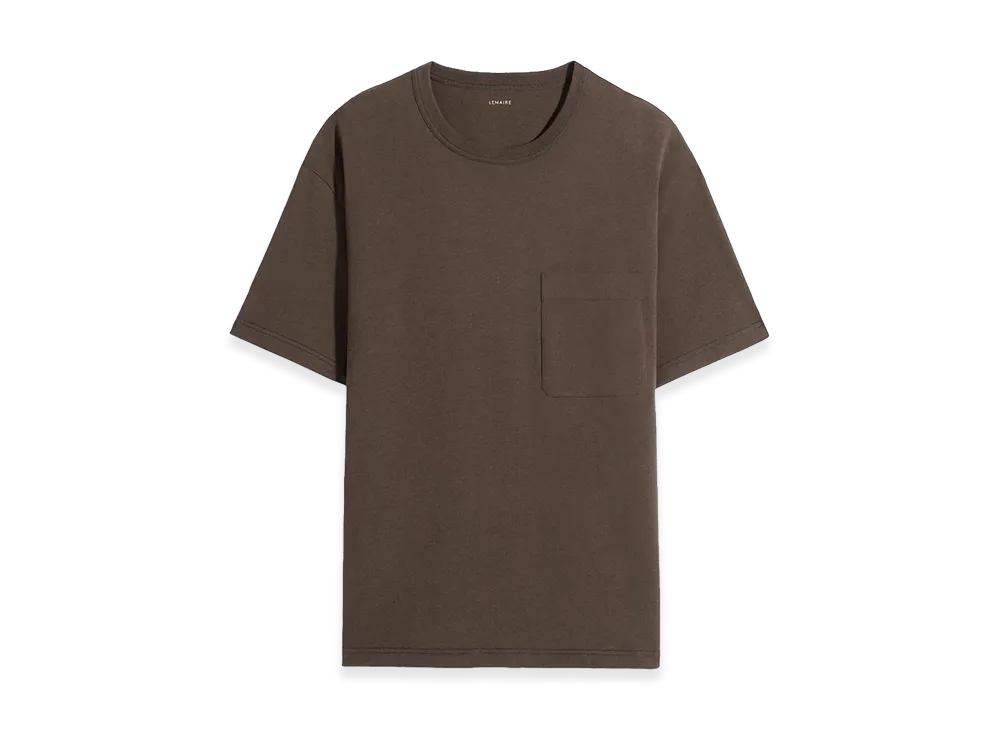 LEMAIRE Jersey Boxy Short Sleeve T-Shirt "Ristretto"