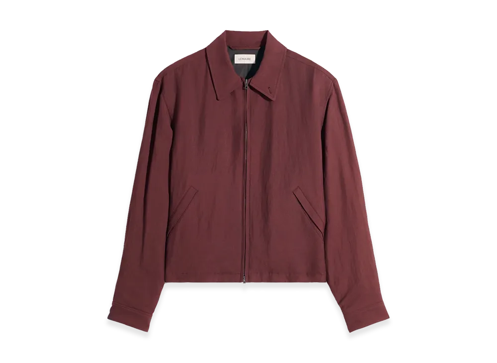 LEMAIRE Viscose Linen Gabardine Short Blouson "Porto"