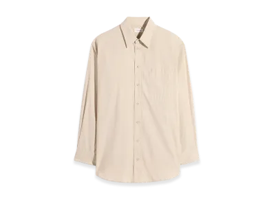 LEMAIRE Crepe Cotton 2-Pocket Shirt "Greige"