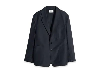 LEMAIRE Cotton Satin Single-Breasted Workwear Jacket "Urchin"