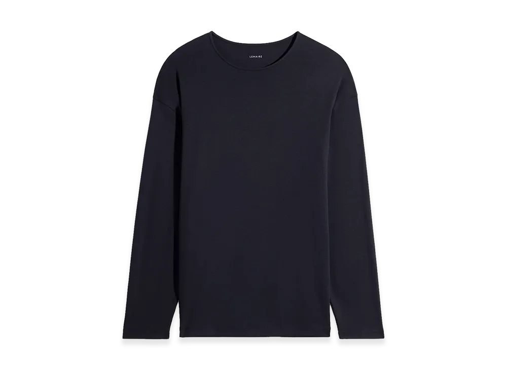 LEMAIRE Cotton Silk Long Sleeve T-Shirt "Urchin"
