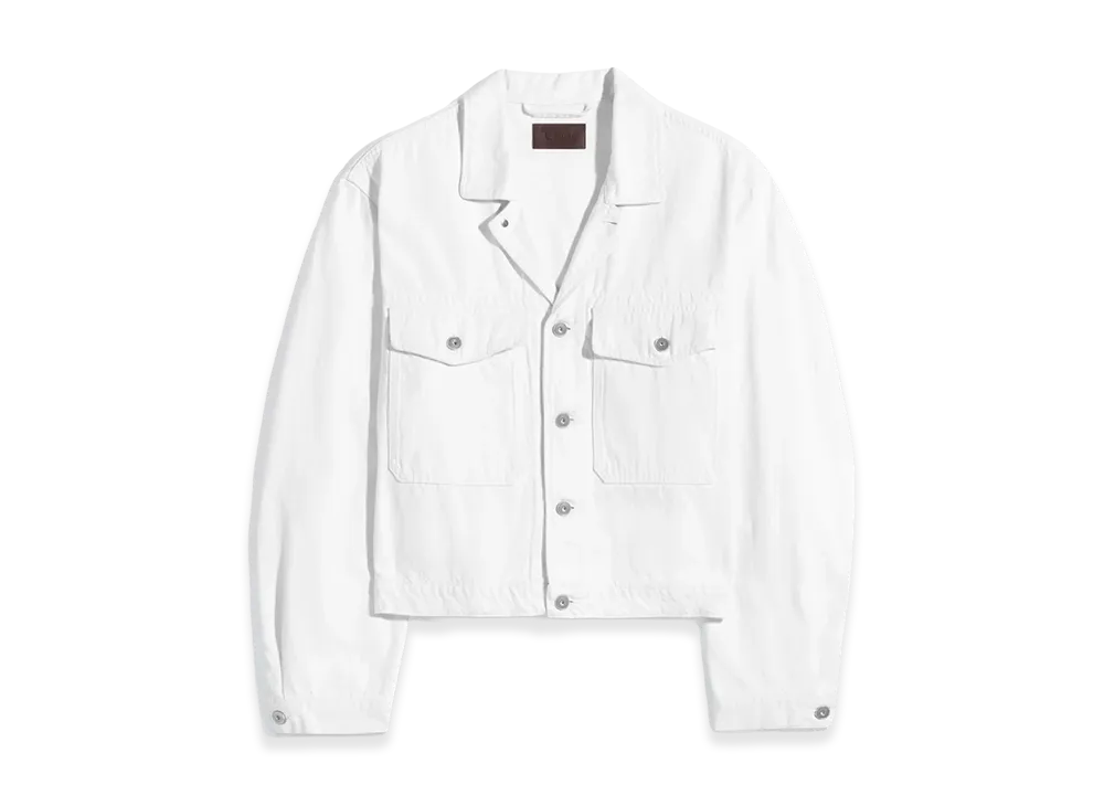 LEMAIRE Denim Trucker Jacket "Milk"