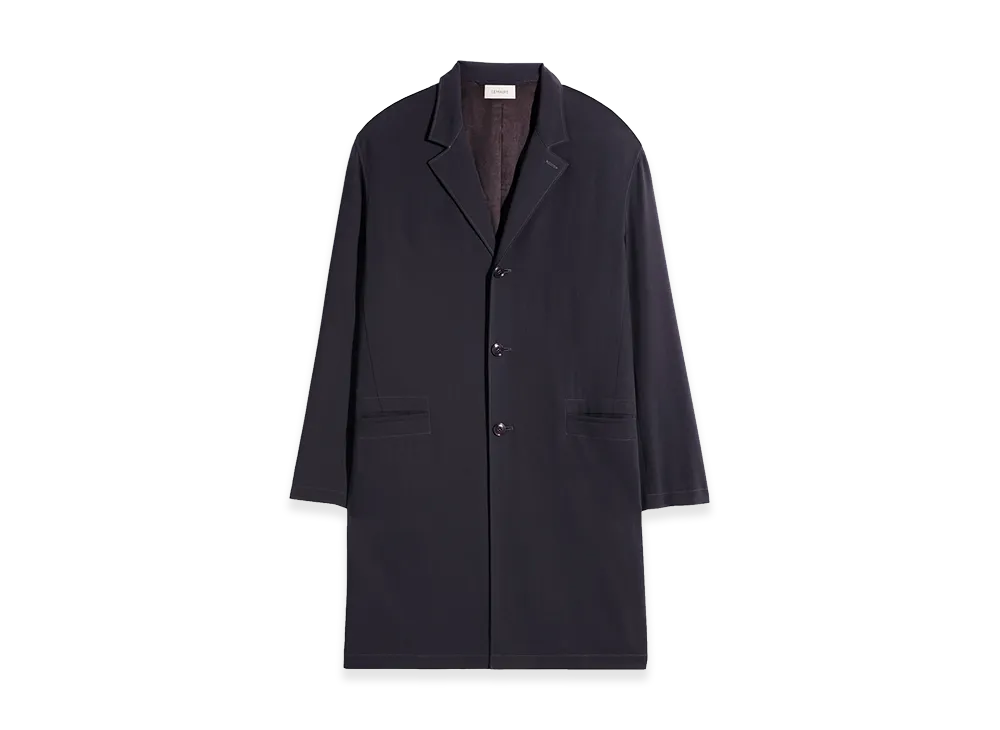 LEMAIRE Wool Crepe Soft Suit Coat "Onyx"