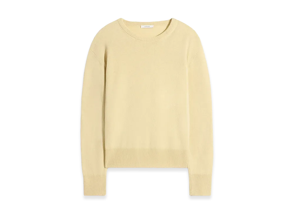 LEMAIRE Cashmere Wool Crewneck Sweater "Butter"