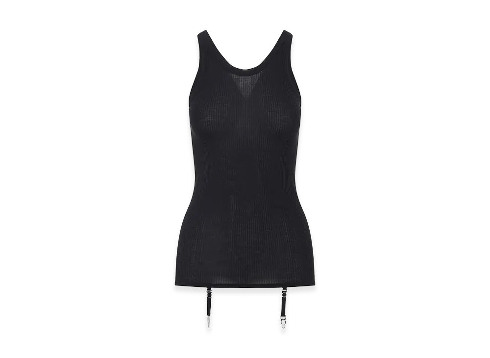 LEMAIRE Women's Seamless with Suspenders Top "Black"