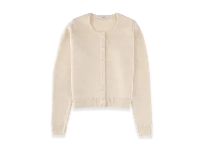 LEMAIRE Women's Wool Blend Cardigan "White"