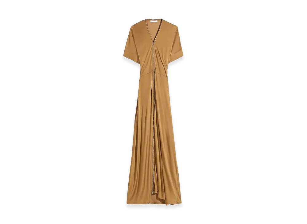 LEMAIRE Women's Zip Dress "Brown"