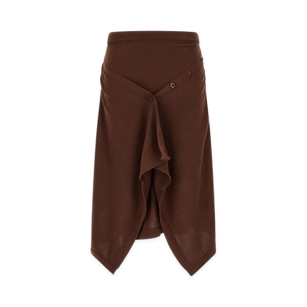 LEMAIRE Women's Skirt "Brown"