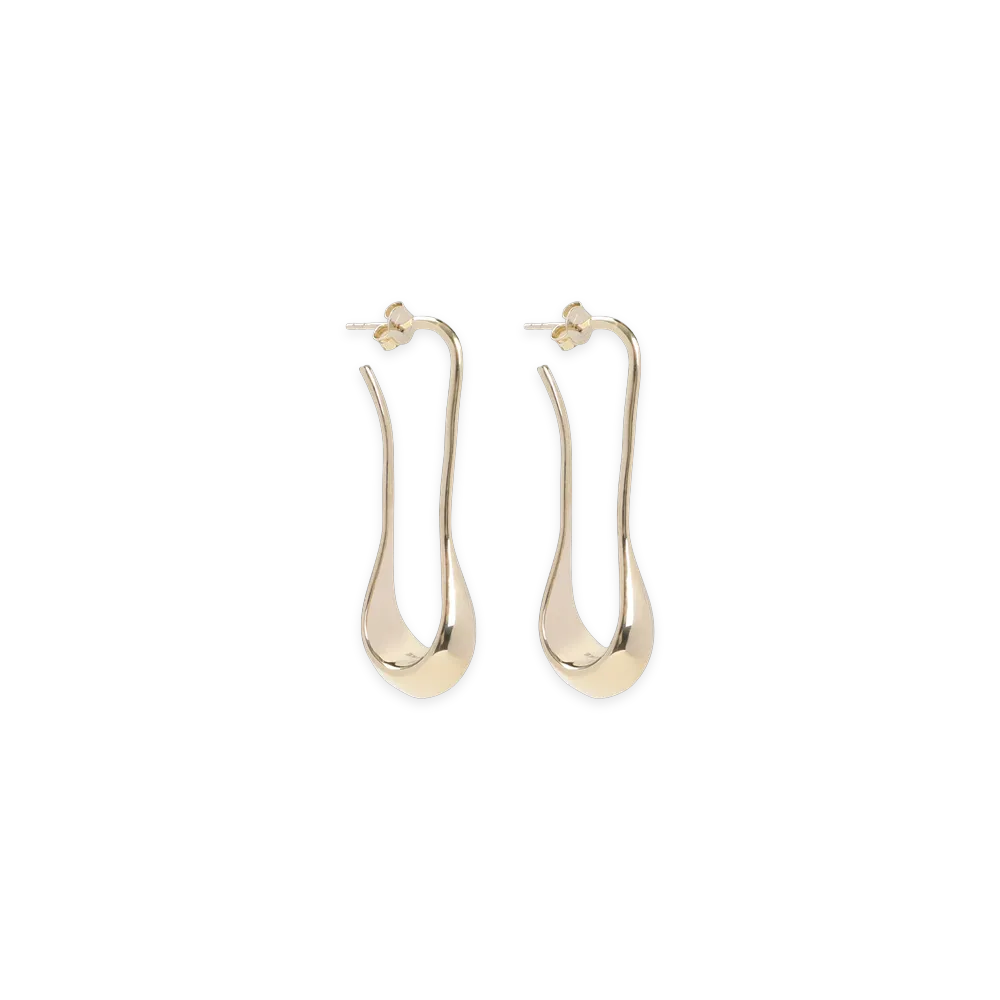 LEMAIRE Women's Light Short Drop Earrings "Gold"