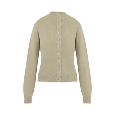 LEMAIRE Women's Linden Reversible Buttoned Sweater "Beige"
