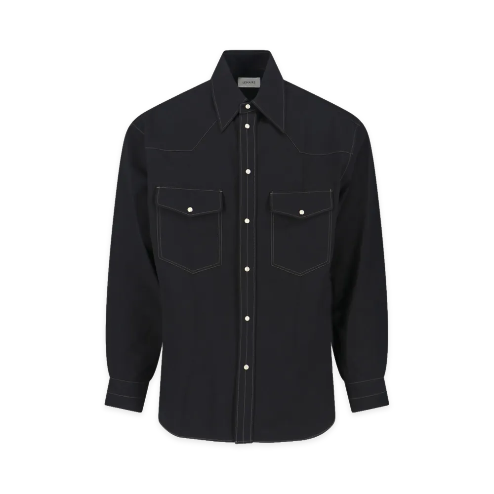 LEMAIRE Shirts "Black"