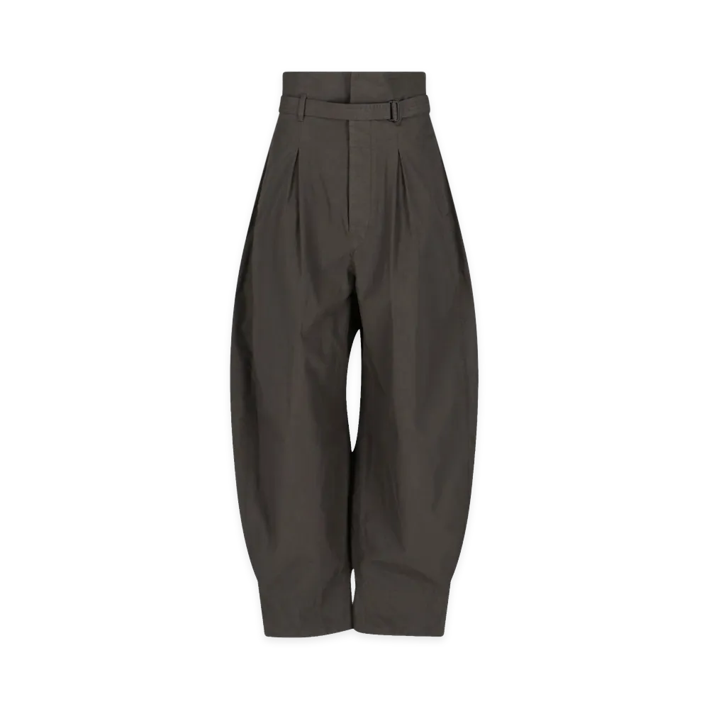 LEMAIRE Women's Trousers "Dark Brown"
