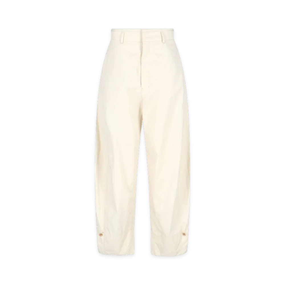 LEMAIRE Women's Trousers "White"