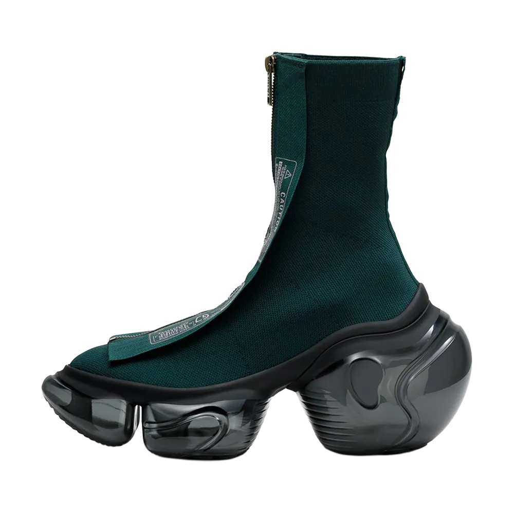 grounds Women's LOOPIE CHAKO PRINT "Dark Green/Black"