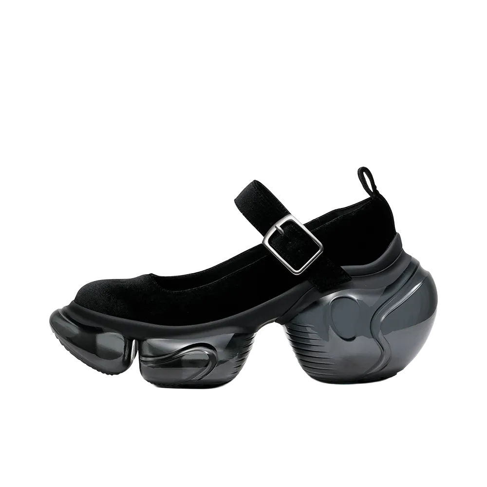 grounds Women's LOOPIE LADY "Black Velvet/Black"