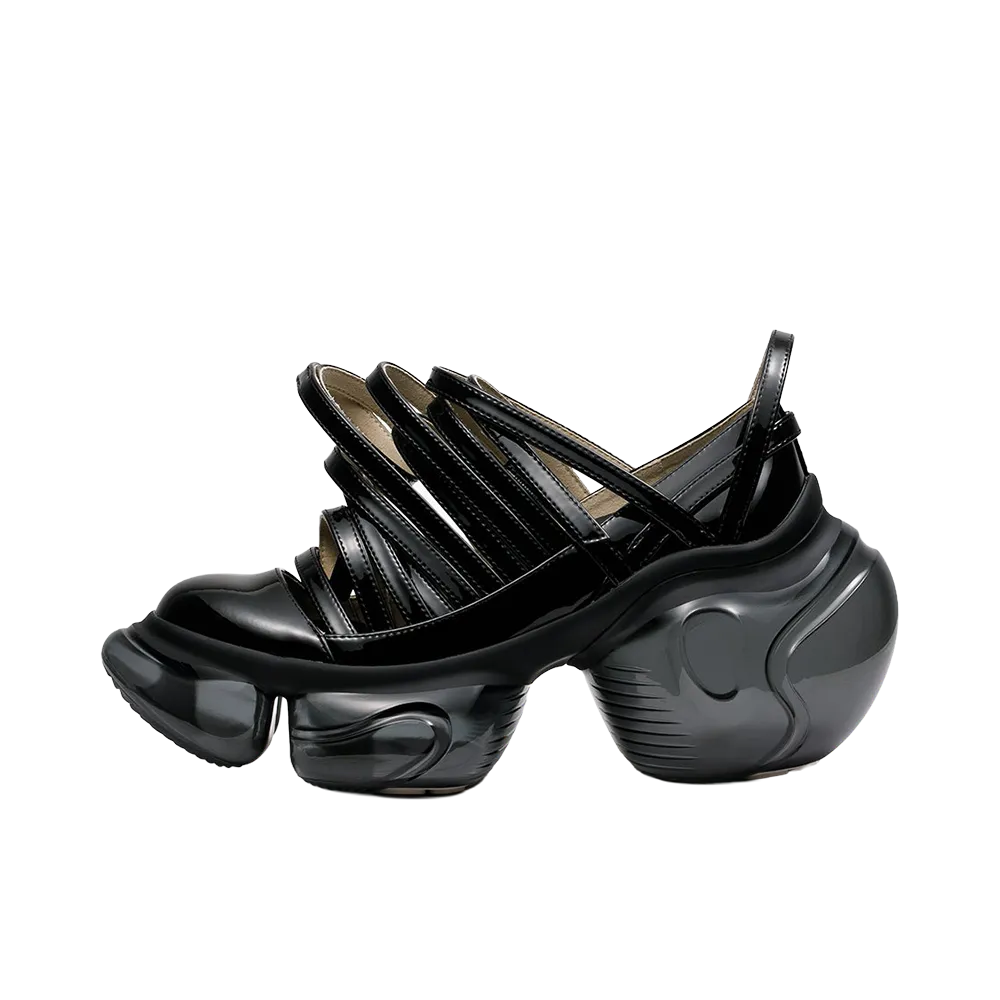 grounds Women's LOOPIE LOOP "Black Enamel/Black"