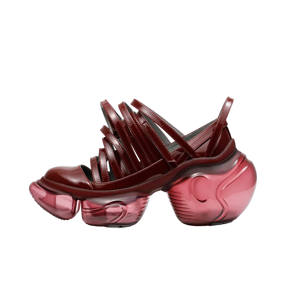 grounds Women's LOOPIE LOOP "Burgundy Enamel/Burgundy"