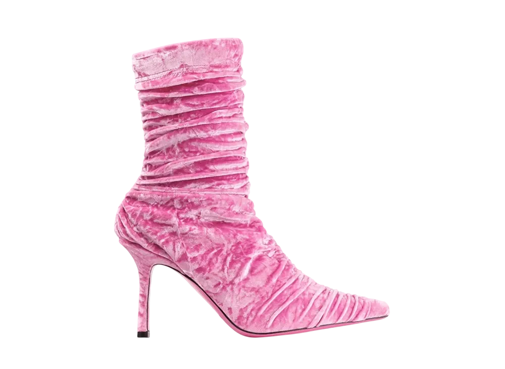 Jimmy Choo Women's Lotta Ankle Boot 85 Velvet "Light Magenta"