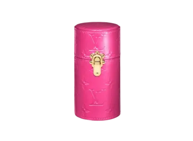 Louis Vuitton 100ml LV Remix Travel Case Monogram Vernis "Rose"