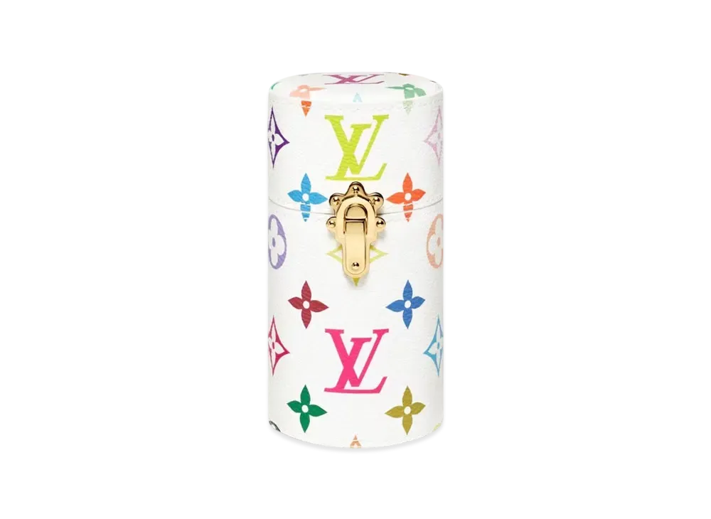 Louis Vuitton x Takashi Murakami Fragrance Travel Case Monogram Multicolor "Blanc"