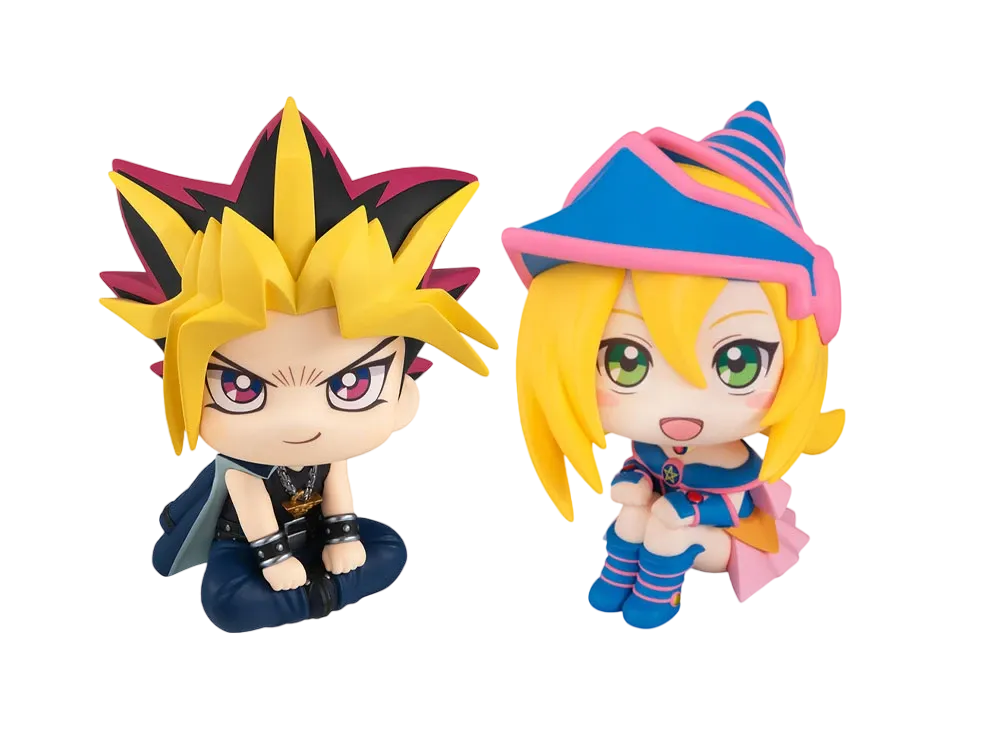 Look Up Yu-Gi-Oh Duel Monsters Yami Yugi & Dark Magician Girl Set With Limited Japanese Cushion