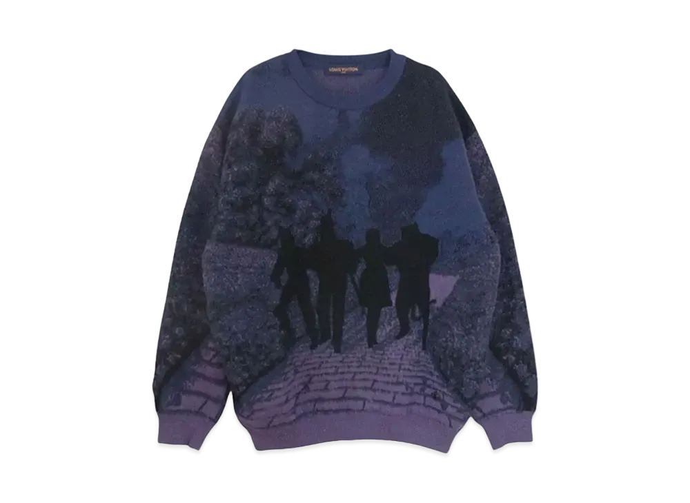 Louis Vuitton The wizard of Oz Crew Neck Knit "Blue/Purple"