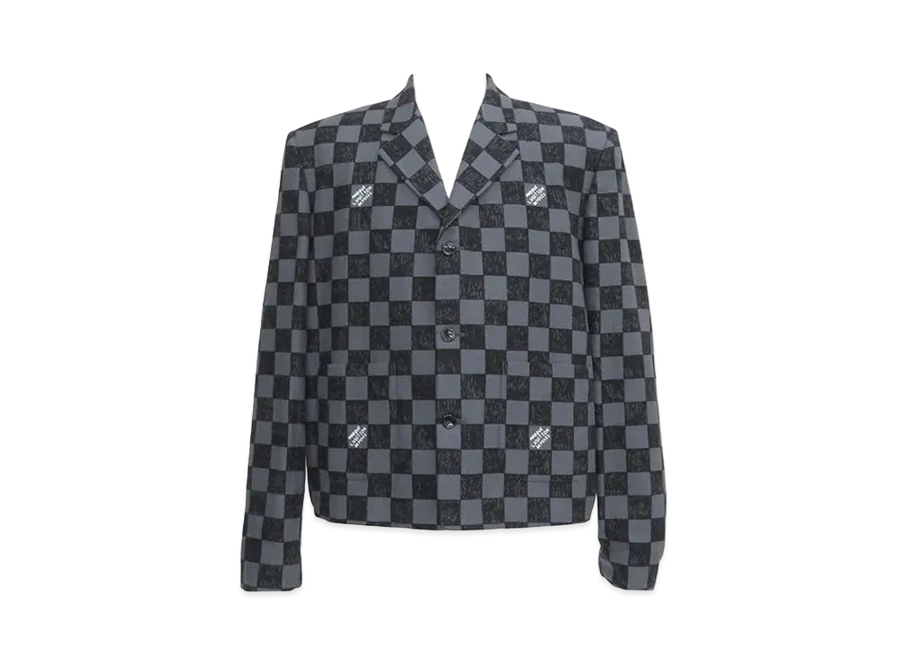 ルイヴィトン ブロックチェックボクシーダミエジャケット 