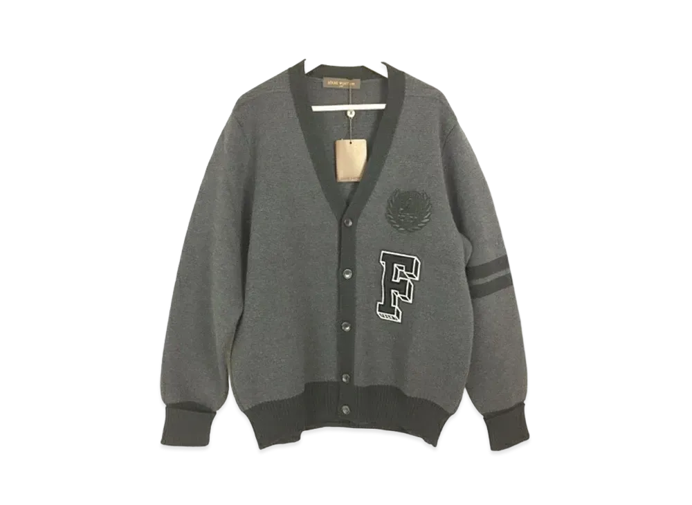 Louis Vuitton x Fragment Design Lettered Cardigan "Dark Gray"