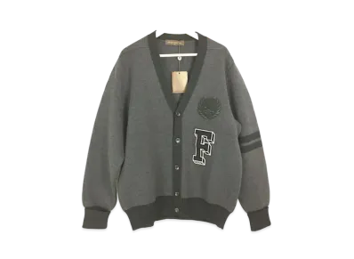 Louis Vuitton x Fragment Design Lettered Cardigan "Dark Gray"