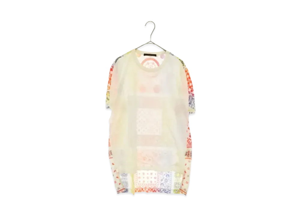 Louis Vuitton x Fragment Design Paisley T-shirt DSMG Exclusive "Blanc/Multicolor"