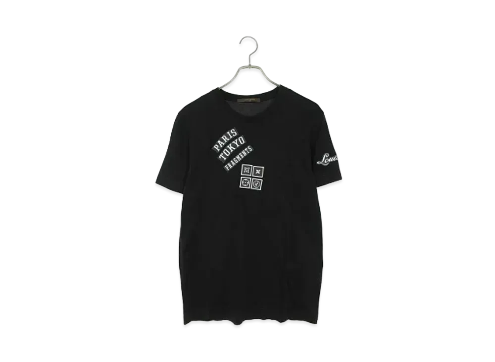 Louis Vuitton x Fragment Design Logo Patches T-shirt "Noir"