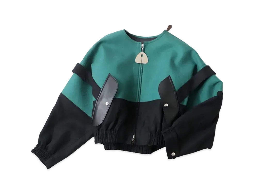 Louis Vuitton Inside Monogram Lamb Leather Bomber Jacket "Green/Noir"