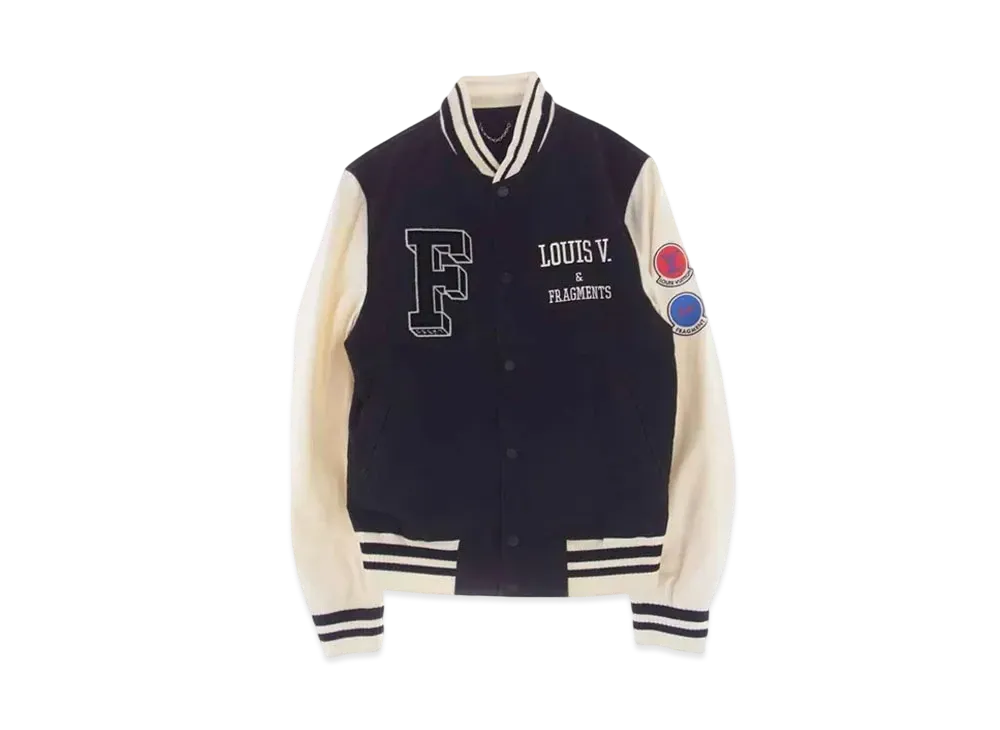 Louis Vuitton x Fragment Design Stadium Jacket "Noir/Blanc"