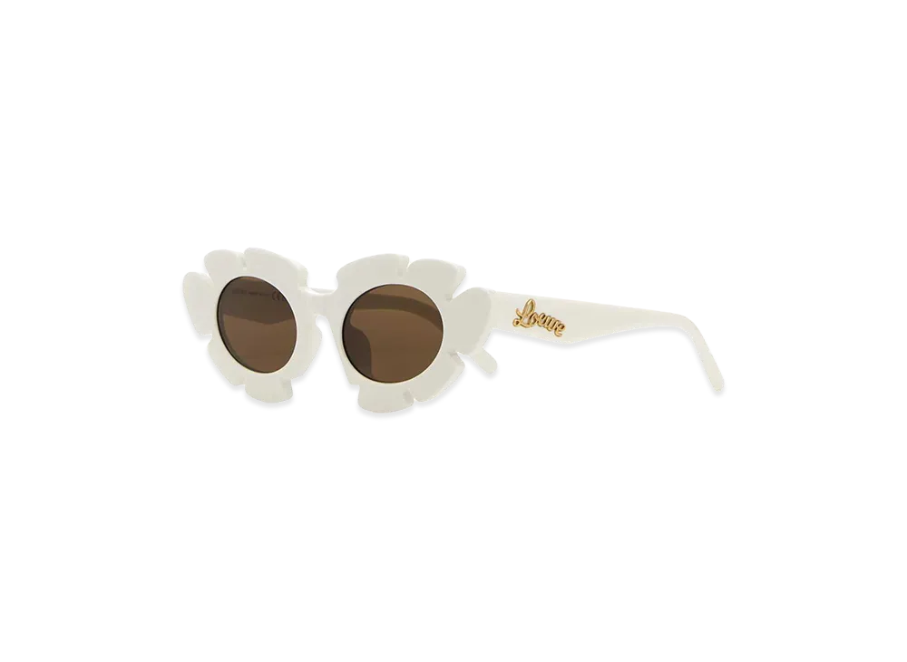 LOEWE White Acetate Sunglasses "White"