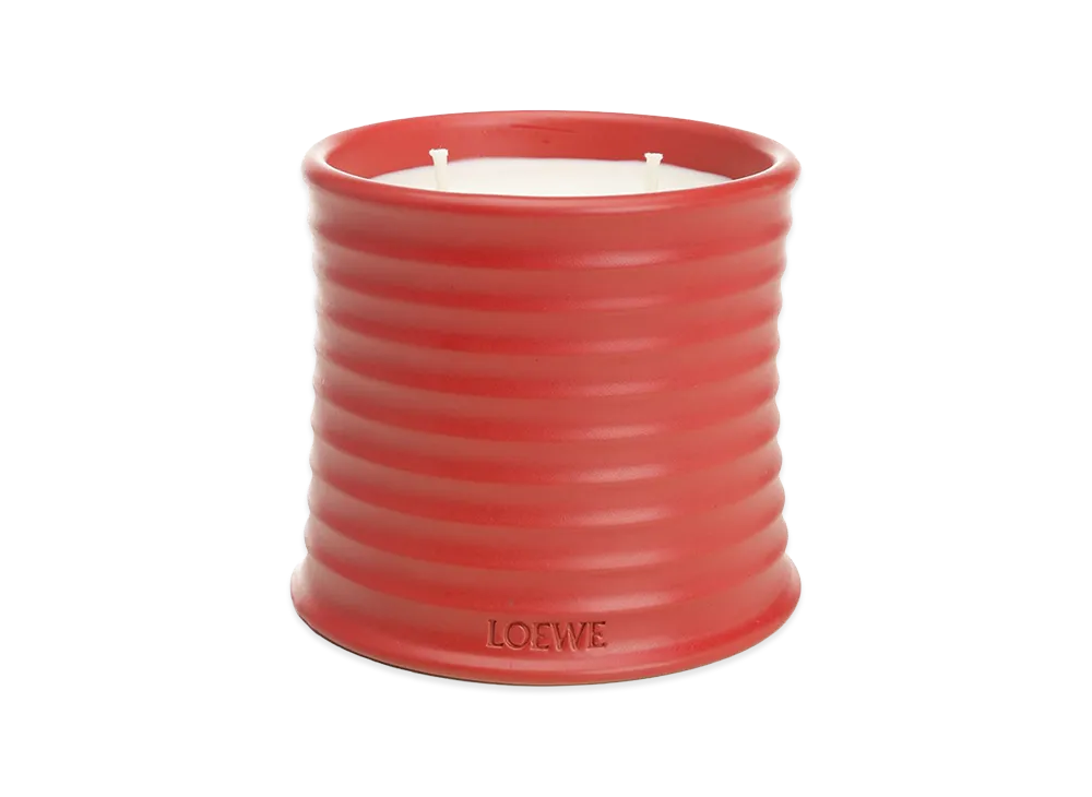 LOEWE Medium Tomato Leaves Candle "Red"