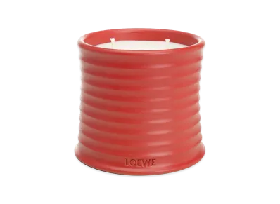 LOEWE Medium Tomato Leaves Candle "Red"