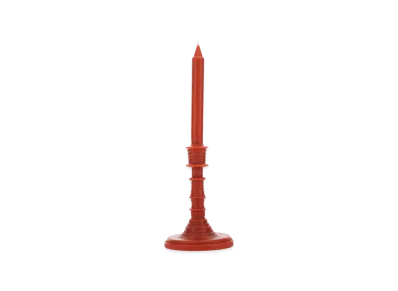 LOEWE Tomato Leaves Wax Candleholder "Red"