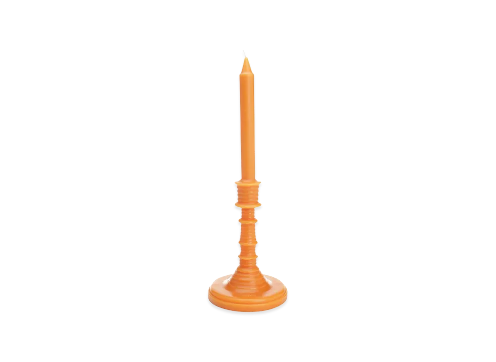 LOEWE 'orange Blossom' Candlestick 330 Gr "Orange"