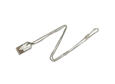 Louis Vuitton Triple V Necklace VVV "Silver"