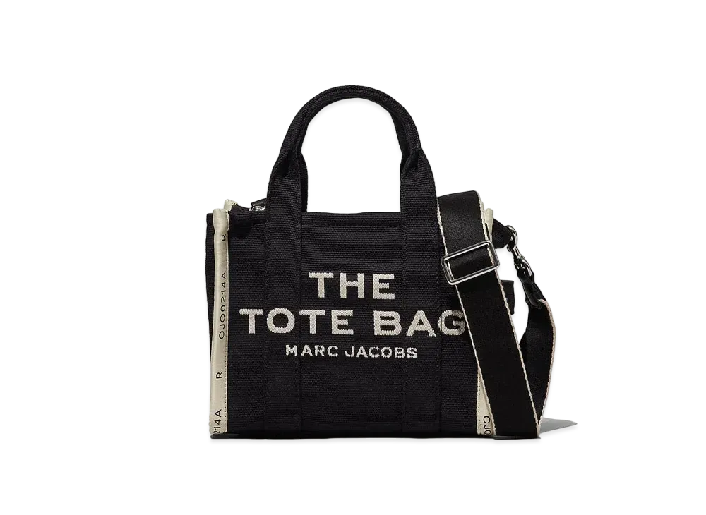 Marc Jacobs The Jacquard Small Tote Bag "Black"