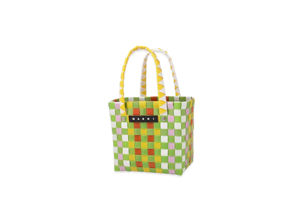 MARNI Micro Basket Bag "Greenleaf"