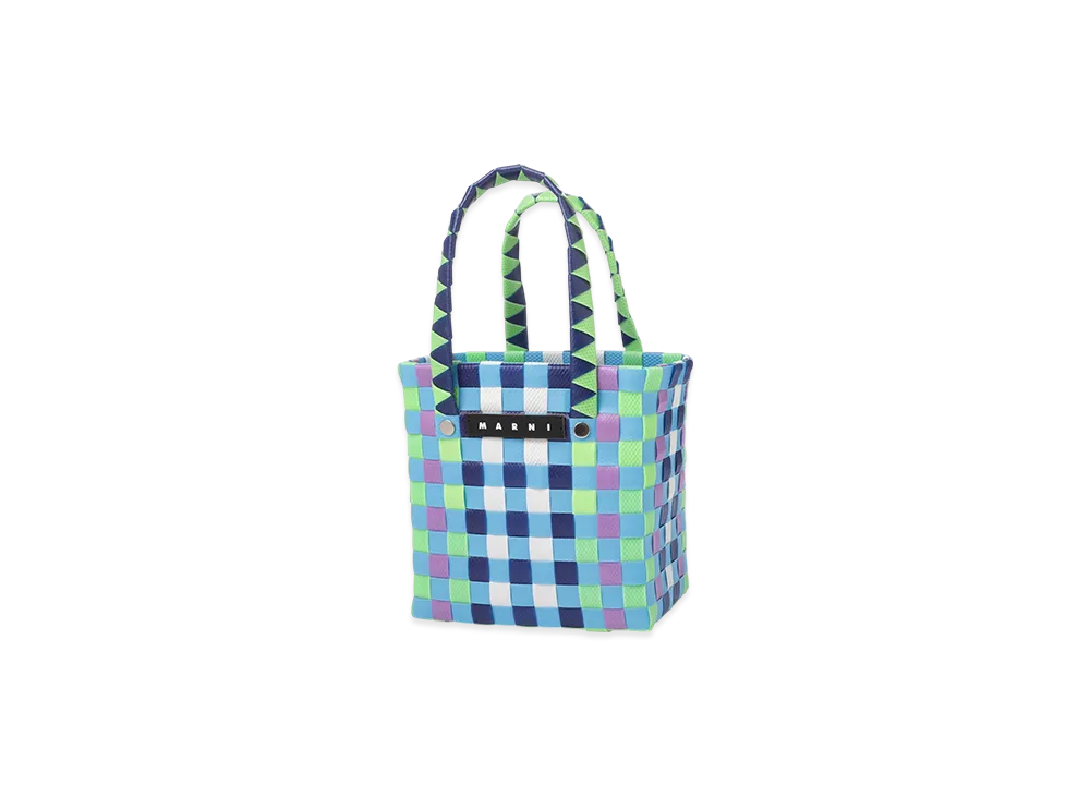 MARNI Micro Basket Bag "Corydalisblue"