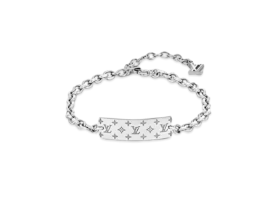 Louis Vuitton Monogram Bold Bracelet "Silver"