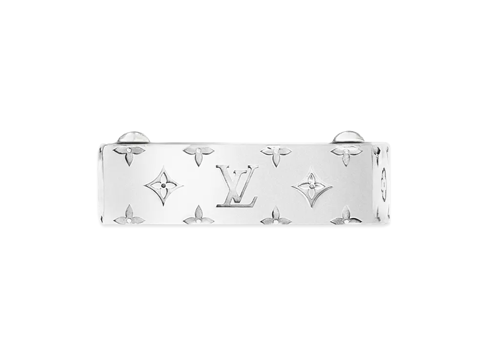 Louis Vuitton Monogram Bold Ring "Silver"