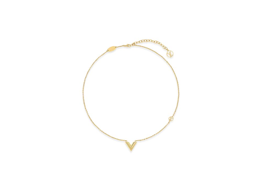 Louis Vuitton Necklace Essential V "Gold"